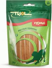 Лакомство для собак Triol Лакомство для собак Мясные полоски из Курицы 70г
