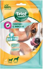 Лакомство для собак Triol Лакомство для собак пончики жевательные утка, 70 г