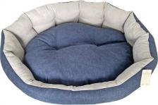 Лежак Anteprima Лежак для собак и кошек "JetSet", сине-серый, 85х70см (Италия)