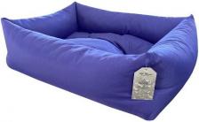 Лежак Anteprima Лежанка с бортиками для животных водоотталкивающая "Nilo", тёмно-красная, L, 85х70см (Итал