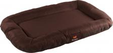 Лежак Ferplast Лежак для животных Оскар 80 коричневый прямоугольный с низкими бортами 80х60х11 см