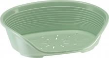 Лежак Ferplast Лежак пластиковый для кошек и собак Siesta Deluxe 4, 54x35 см, зеленый