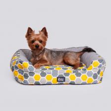 Лежак Rurri Лежак для кошек и собак Соты, 60х50 см