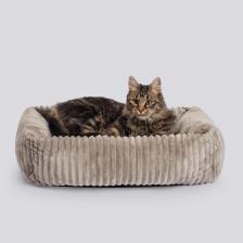 Лежак Rurri Лежак Elстиль 63х48х15 см, серый