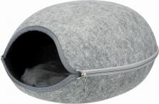 Лежак Trixie Лежак-пещера для животных Luna Colour светло-серый 40х24х46см