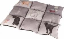 Лежак Trixie Подстилка для кошек Patchwork Cat, серый, с кармашком, 45x55 см