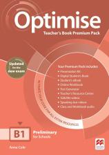 Литература Книга Anna Cole. Optimise Updated B1 Teacher's Book Premium Pack