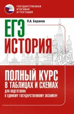 Литература Книга Баранов Петр Анатольевич. ЕГЭ История. Полный курс в таблицах и схемах для подготовки к ЕГЭ