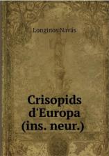 Литература Книга Crisopids d'Europa (ins. neur.)