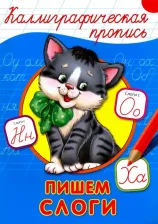 Литература Книга Каллиграфическая пропись. Пишем слоги