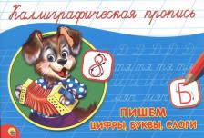 Литература Книга Костина Виктория. Пропись A5. Пишем цифры, буквы, слоги