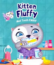Литература Книга Купырина Анна. Kitten Fluffy and Tooth fairy