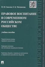 Литература Книга Соколов Николай Яковлевич, Матевосова Елена Константиновна. Правовое воспитание в современном российском обществе. Учебное пособие 9785392232413