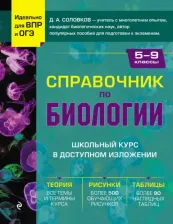 Литература Книга Справочник по биологии для 5-9 классов