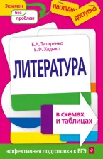 Литература Книга Титаренко Елена Алексеевна, Хадыко Екатерина Фидельевна. Литература в схемах и таблицах