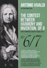 Литература Книга Вивальди Антонио. "Спор гармонии с изобретением". Соч. 8. Концерт № 6, 7. Ноты