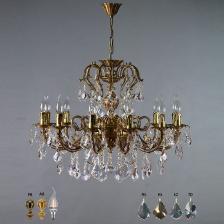 Люстра Ambiente 8888/12 AB New Leaf