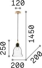 Светильник Ideal Lux Gretel SP1
