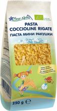 Fleur Alpine Паста Organic Pasta Coccioline Rigate "Мини ракушки", 250гр – фото 1