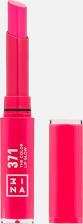 Макияж 3INA The Color Lip Glow — помада в оттенке 371 Ярко-розовый, 2 грамма