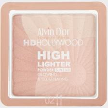 Макияж Alvin D’or Хайлайтер для лица пудровый Alvin Do'R Hd Hollywod Highlighter Powder Glowing & Illuminating 02