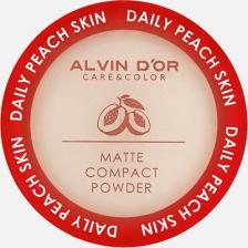 Макияж Alvin D’or Пудра компактная Daily Peach Skin 01 Light Beige 10г