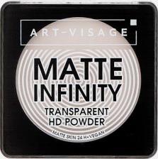 Макияж Art-Visage Пудра финишная Matte Infinity Transparent HD Powder тон 100