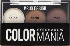 Макияж BelorDesign Тени для век 3-х цветные Smart Girl Color Mania 4810156035285