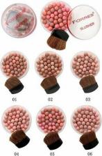 Макияж Farres cosmetics Румяна в шариках, с кистью, тон 05 малиново-коралловый/