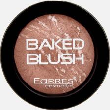 Макияж Farres Румяна запеченные Baked Blush 2101 натуральный нюд тон 08