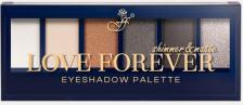 Макияж FFleur Тени для век Love Forever палетка 6 цветов спонж в комплекте, вариант 06
