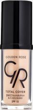 Макияж Golden Rose Крем для лица тональный корректор SPF15 TOTAL COVER 2in1 FOUNDATION & CONCEALER 30 мл 8691190963613