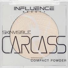 Макияж Influence Beauty Пудра компактная Skinvisible carcass, тон 01