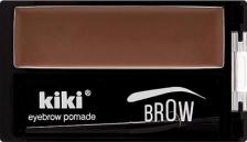 Макияж Kiki Помада для бровей с кисточкой EYEBROW POMADE тон 101 карамельный кремовая стойкая, кики