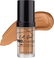 Макияж L.A. Girl HD Pro Coverage Foundation Тональная основа (soft honey) 28мл