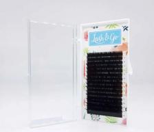 Макияж Lash&Go Ресницы для наращивания Черные, микс 7-14 мм, изгиб D+ new, mix 0.10/D+ new/7-14 mm