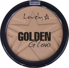 Макияж Lovely Пудра для лица компактная GOLDEN GLOW тон 4