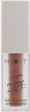Макияж Mixit Тени для век жидкие матовые, тон 04 корица. Профессиональная декоративная косметика для макияжа глаз MAKE UP