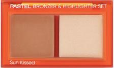 Макияж Pastel Бронзатор Бронзер и хайлайтер PROFASHION BRONZER & HIGHLIGHTER SET SUN KISSED
