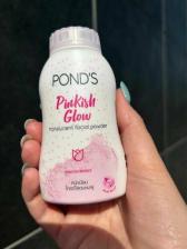 Макияж Pond's Рассыпчатая парфюмированная лёгкая матирующая пудра для лица Pinkish Glow Translucent Powder, 50 г