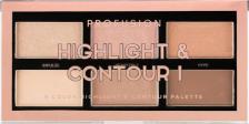 Макияж Profusion Палетка для макияжа лица Highlight&Contour I 110 г