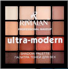 Макияж Rimalan Professional UM-777-02 Набор теней 16-цветов Ultra-Modern Shadow Palette, палитра 02