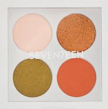 Макияж Seventeen Тени для век Палетка из 4 теней для век Vibrant Eyes Palette