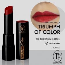 Макияж Triumph Triumf Of Color Губная помада №723 (красная роза)