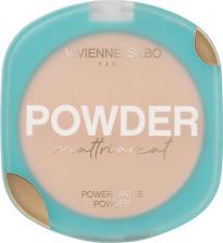 Макияж Vivienne Sabo Компактная пудра для лица Power matt powder mattriarcat 7.5 г