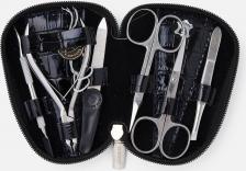 Набор инструментов для маникюра Zinger Набор маникюрный MS-71033, 6 предметов, чёрный футляр