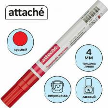 Маркер Attache Маркер промышленный для универсальной маркировки красный (4 мм)