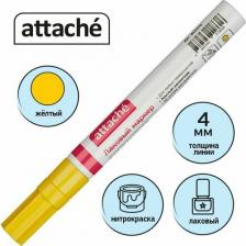 Маркер Attache Маркер промышленный для универсальной маркировки желтый (4 мм)