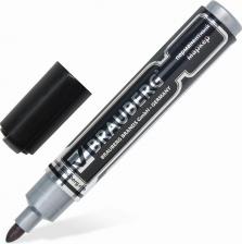 Маркер Brauberg Маркер перманентный "Neo", ЧЕРНЫЙ, утолщенный круглый наконечник, 5 мм, 150480