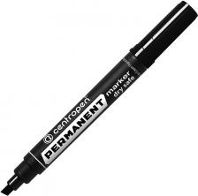 Маркер Centropen Маркер перманентный ЧЕРНЫЙ, скошенный наконечник, 2-5 мм, 8516, 5 8516 0112